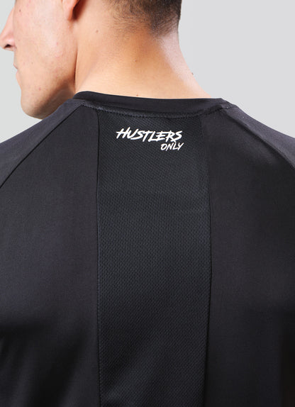 Ace Dryflex Black Gym T-shirt for Mens | HustlersOnlyUK