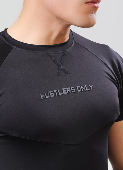 Ace Dryflex Black Gym T-shirt for Mens | HustlersOnlyUK