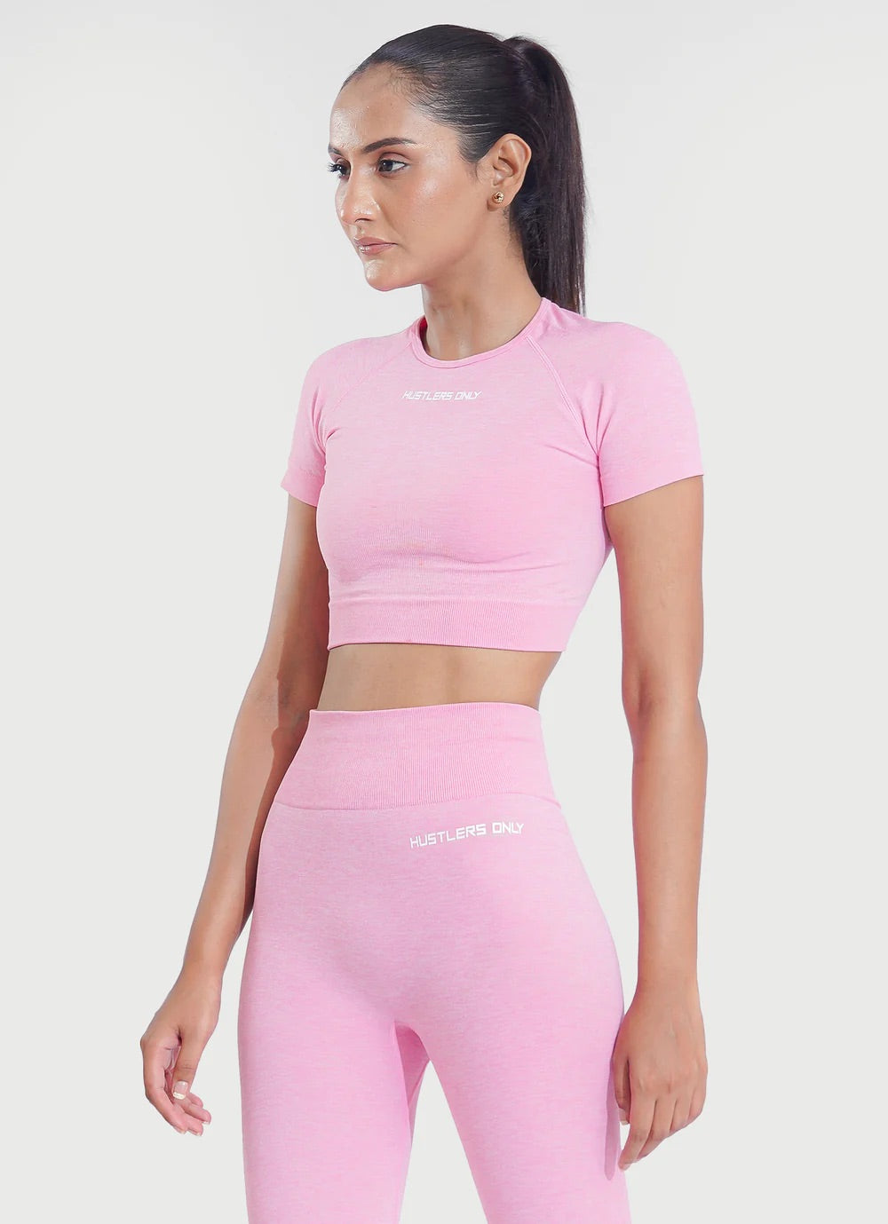 Baby Pink Activate Sports Top For Women | HustlersOnlyUK