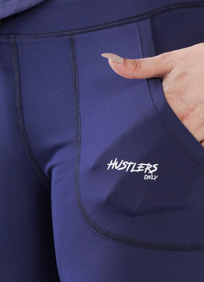 Blue Leggings For Women | HustlersOnlyUK