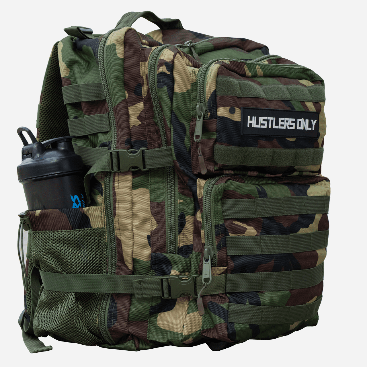 Alpha Military Backpack Camo Gym Bags HUSTLERS ONLY UK