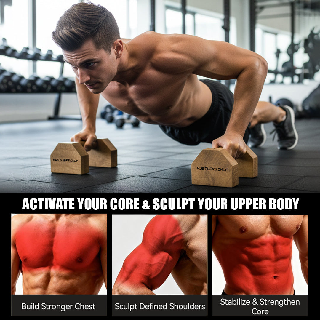 Calisthenics Push Up Stands (8 Inches)