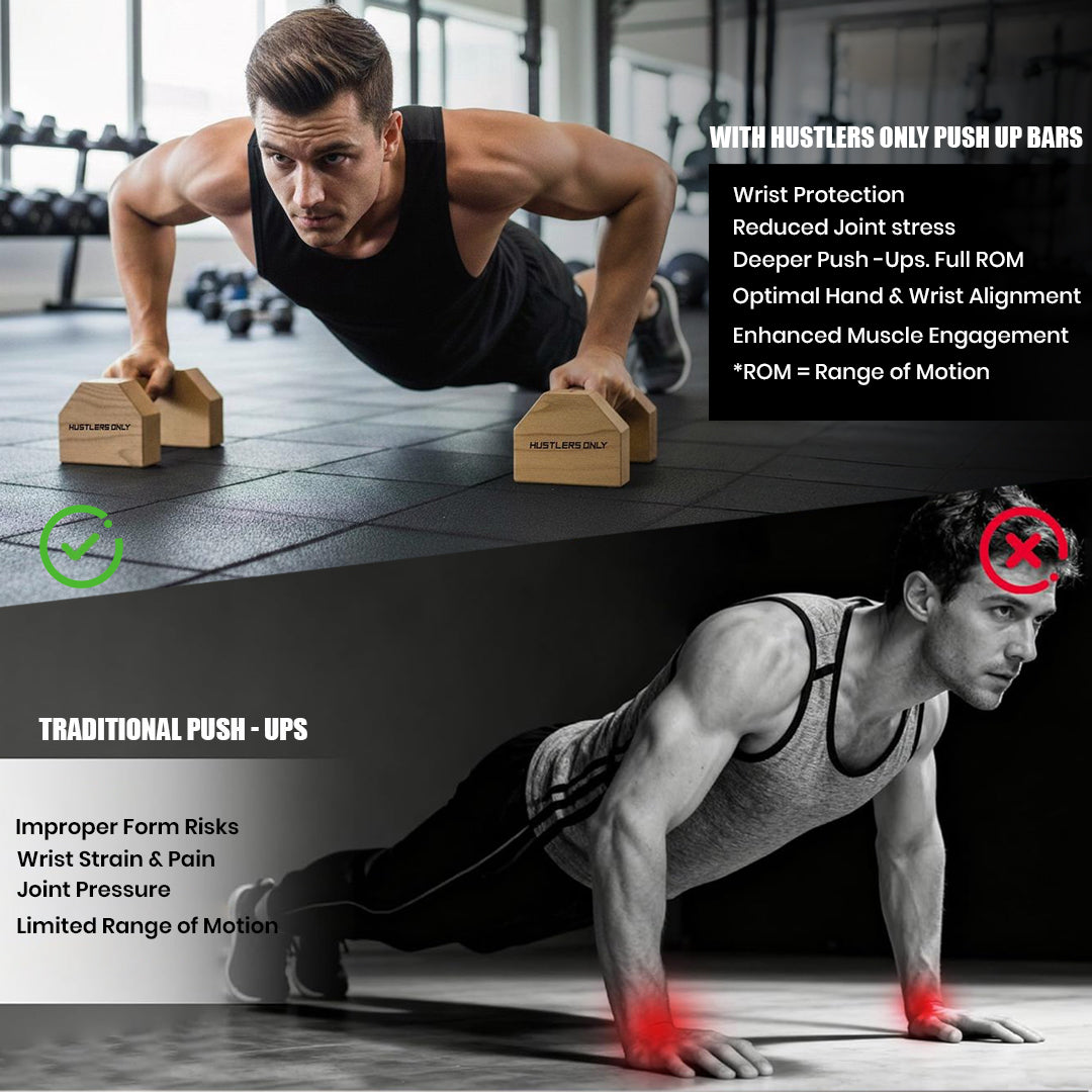 Calisthenics Push Up Stands (8 Inches)