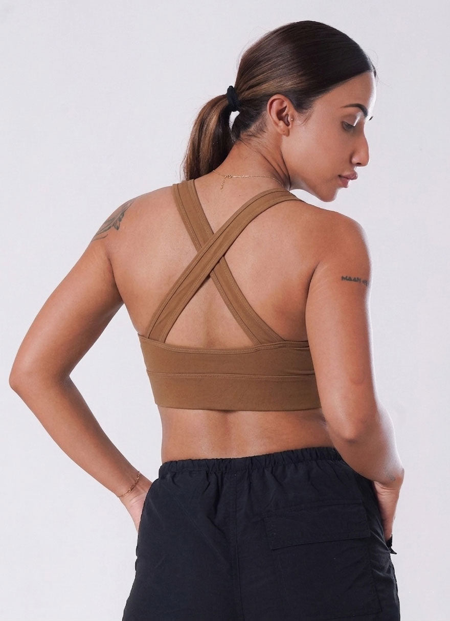 Swift Sports Bra - Brown