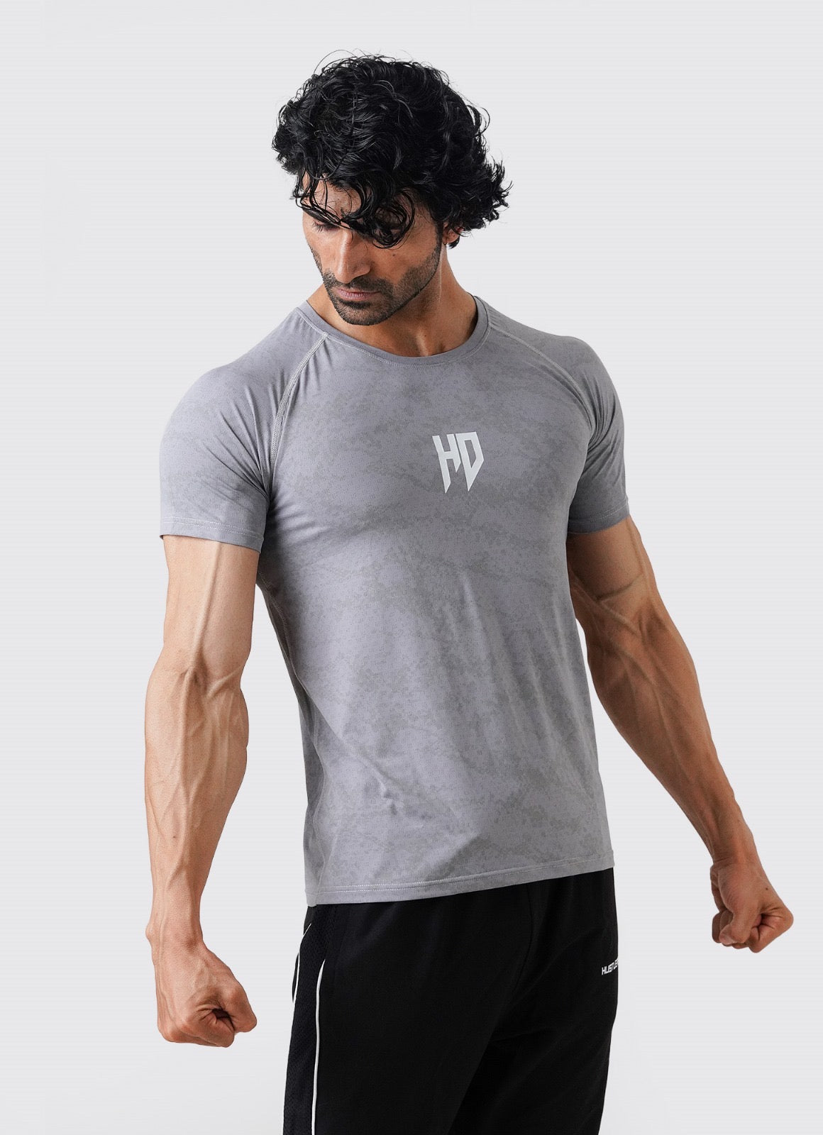 Statement Muscle Tshirt - Steel Grey