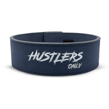 10mm Suede Leather Lever Belt - Blue