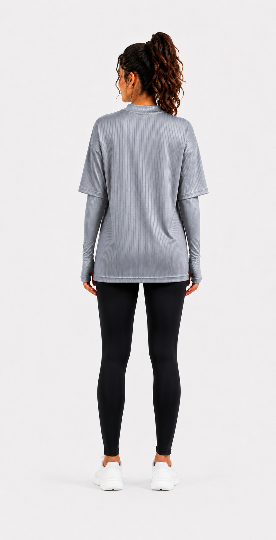 Essential Modest Top - Grey