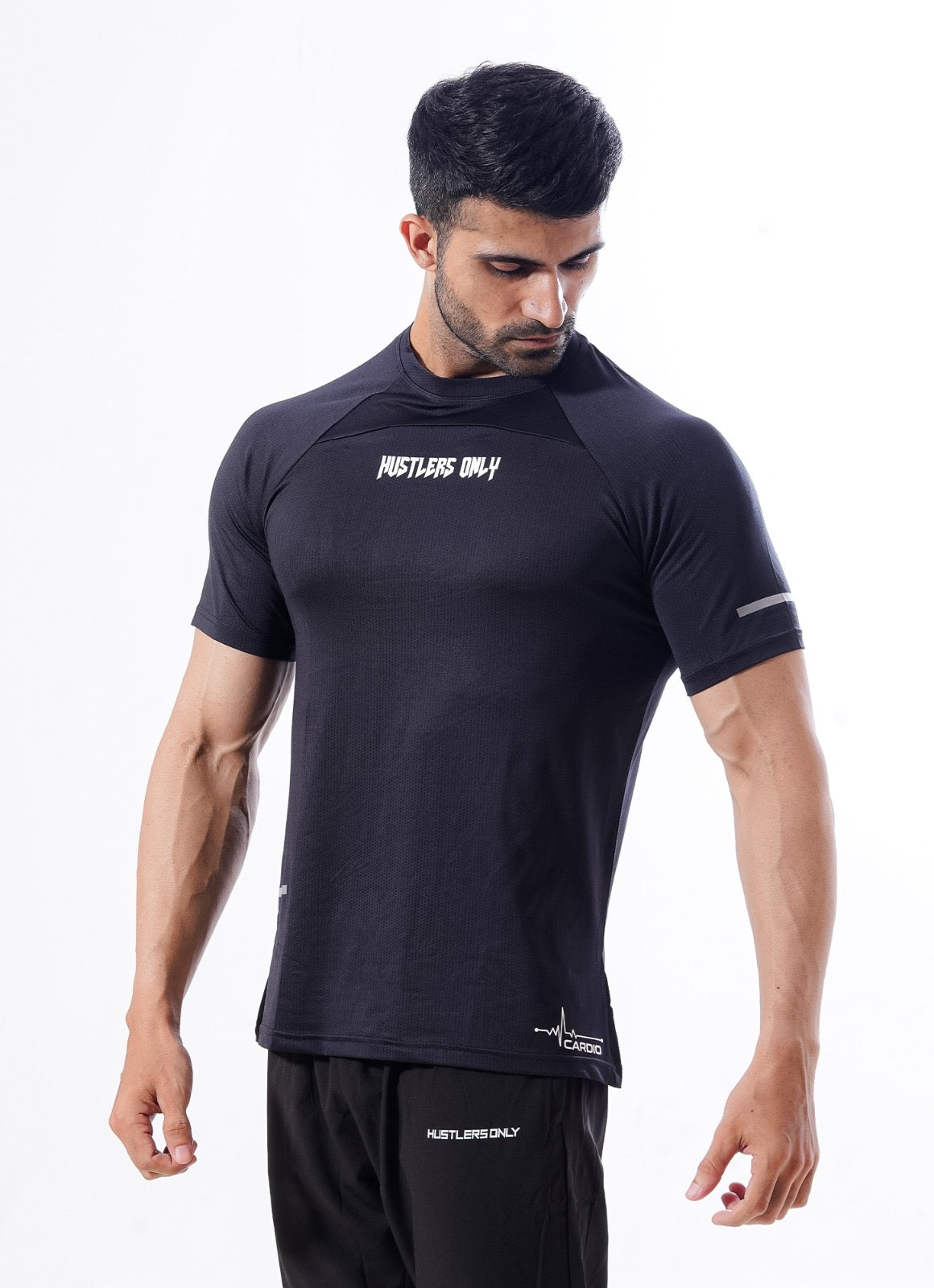 Crest Cardio Tshirt - Jet Black