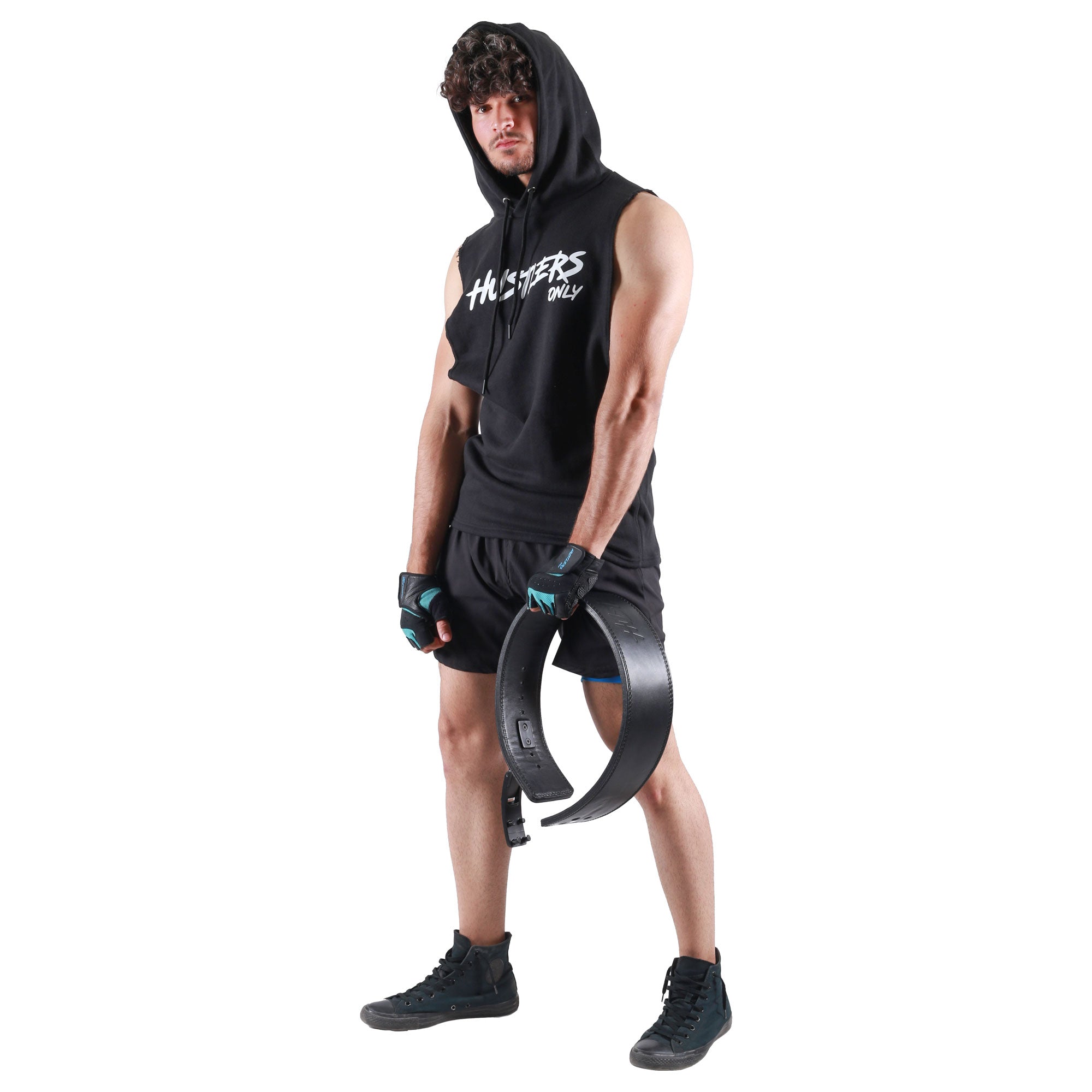 Critical Sleeveless Hoodie Black For Mens | HustlersOnlyUK