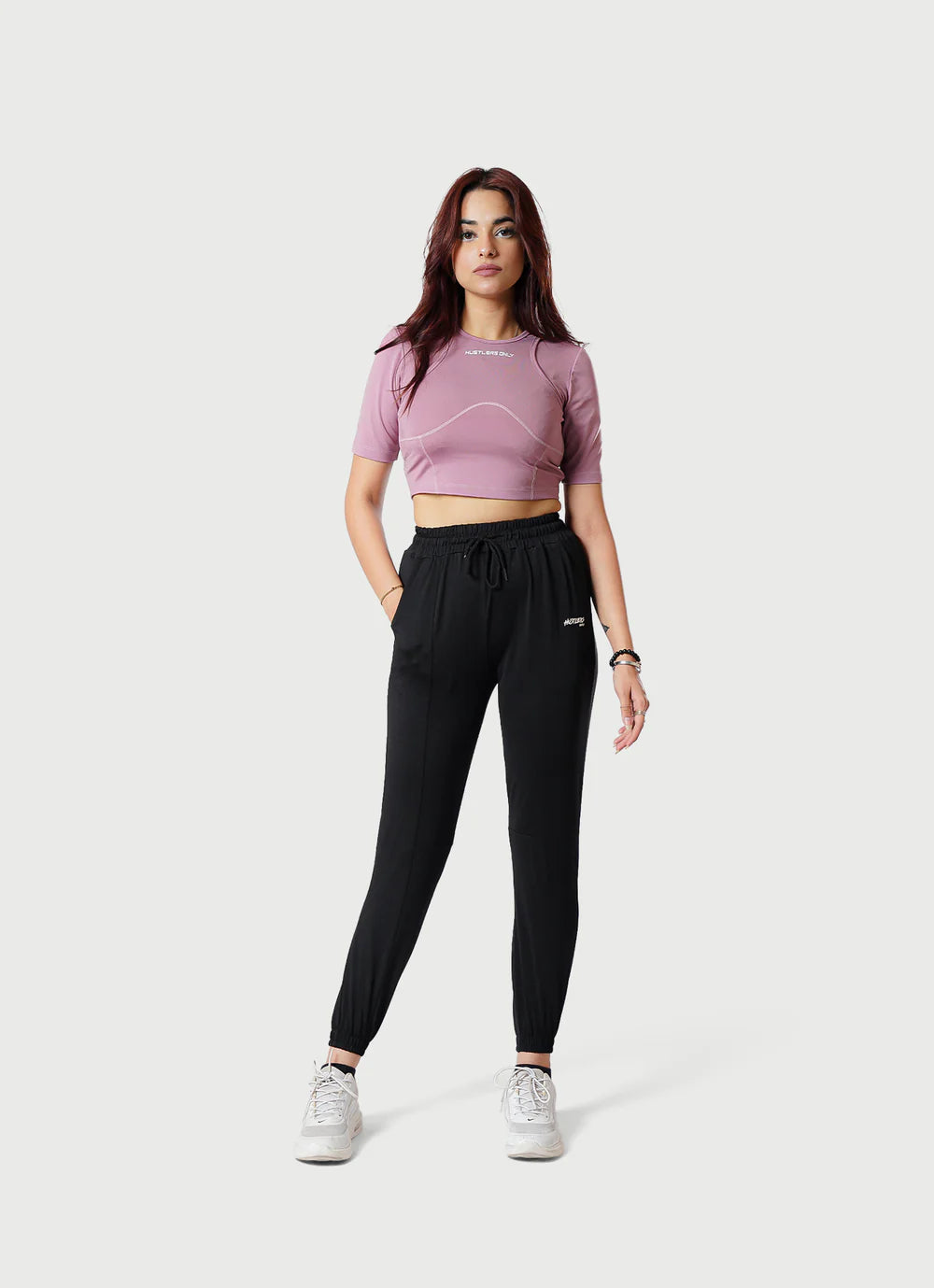 Pink Crossover Croptop For Women | HustlersOnlyUK