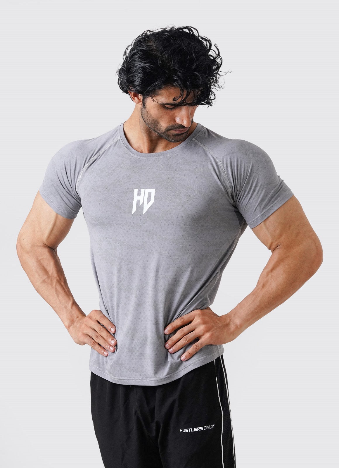 Statement Muscle Tshirt - Steel Grey
