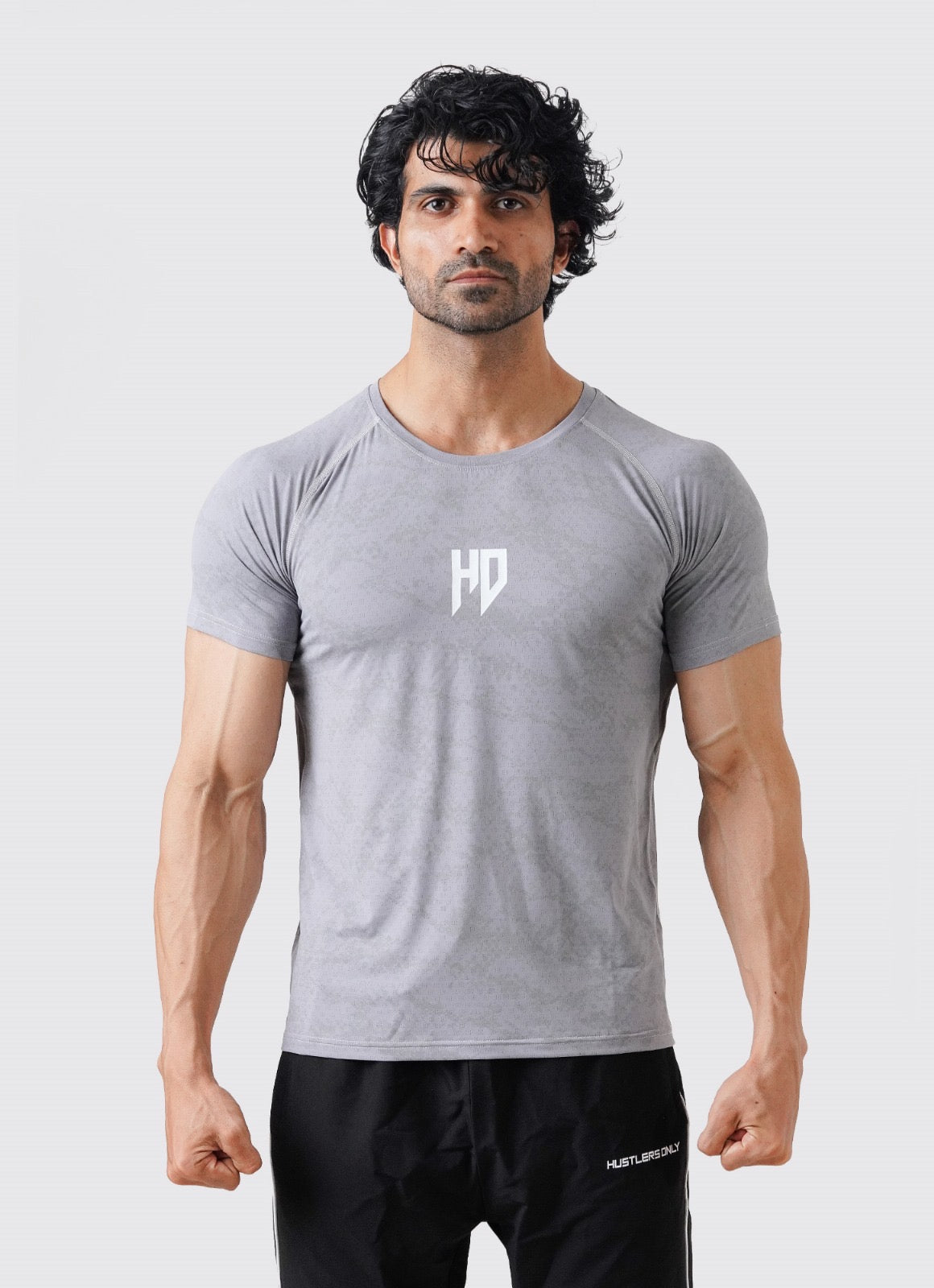 Statement Muscle Tshirt - Steel Gray