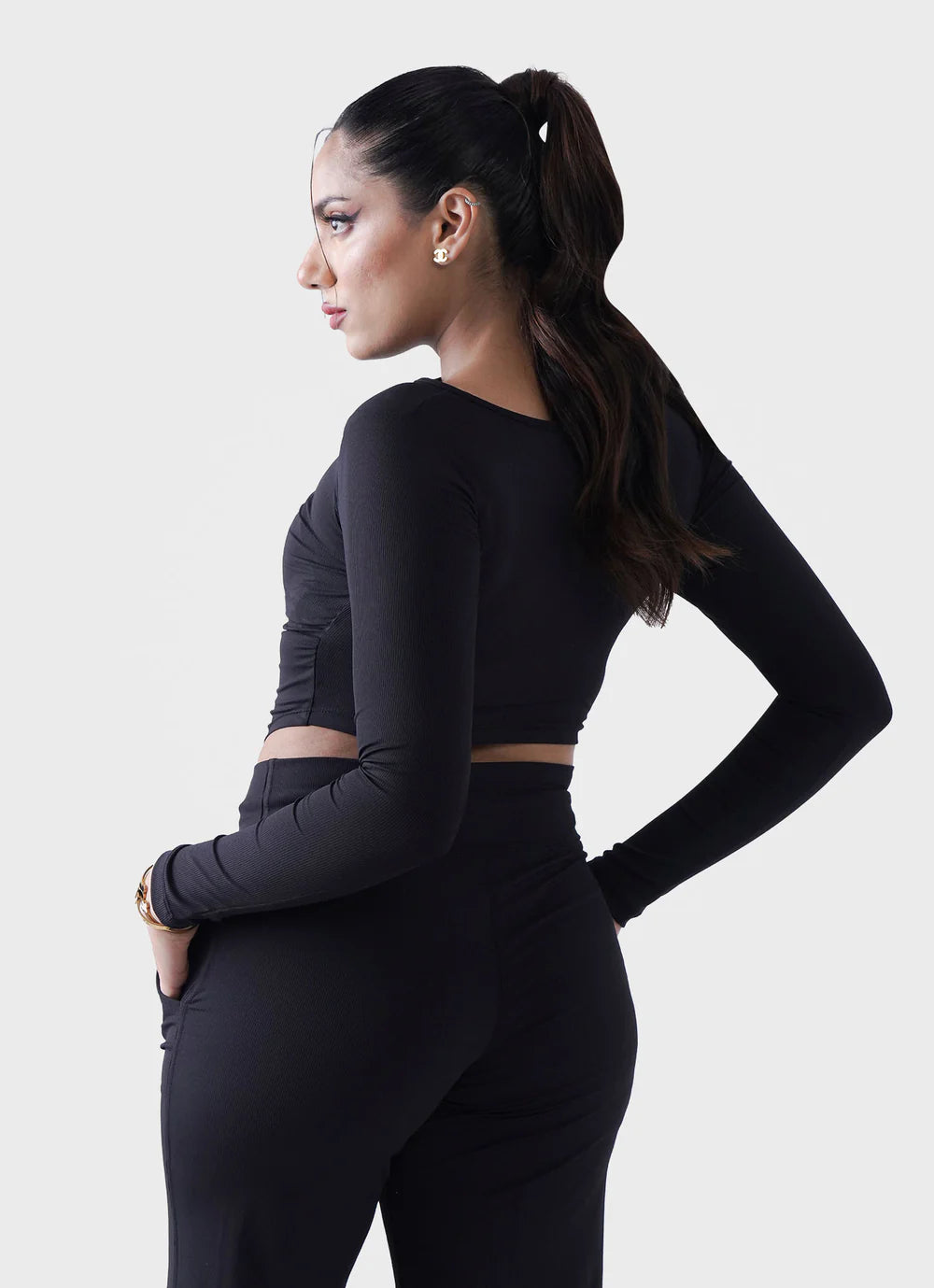 Black Diamond Crop For Women | HustlersOnlyUK