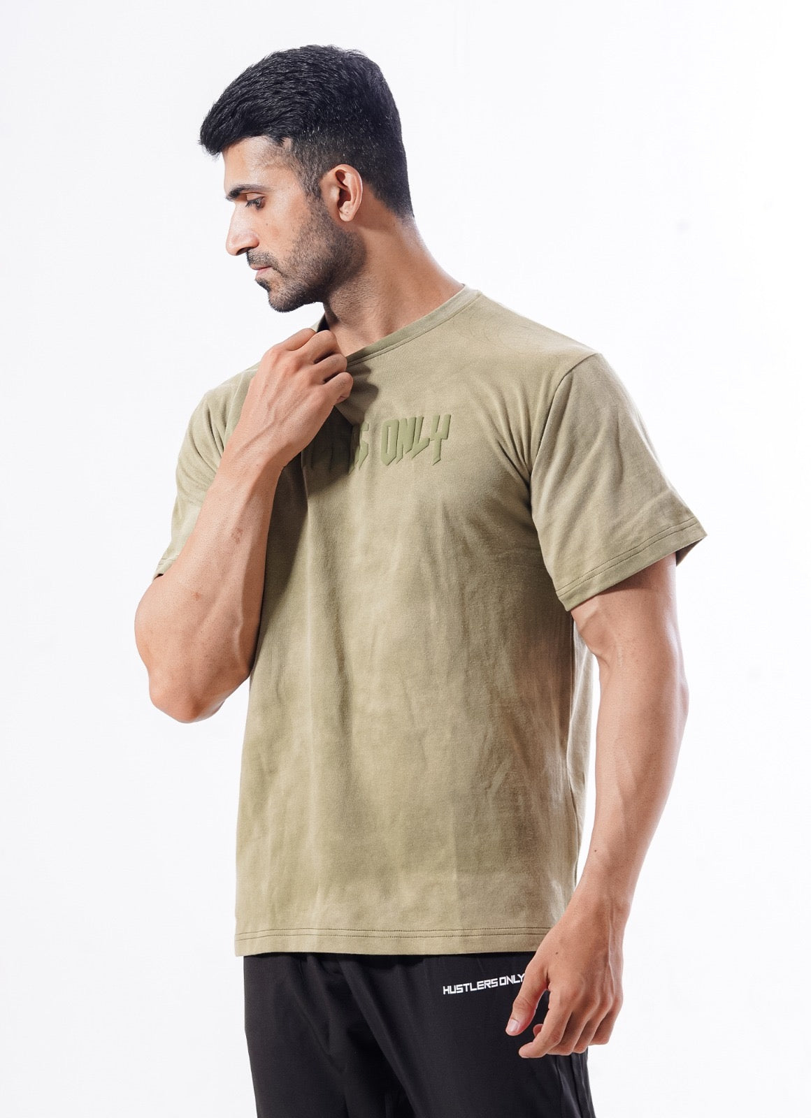 Drippy Acid Wash Green T-shirt For Men | HustlersOnlyUK