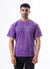 Drippy Acid Wash Purple T-shirt For Men | HustlersOnlyUK