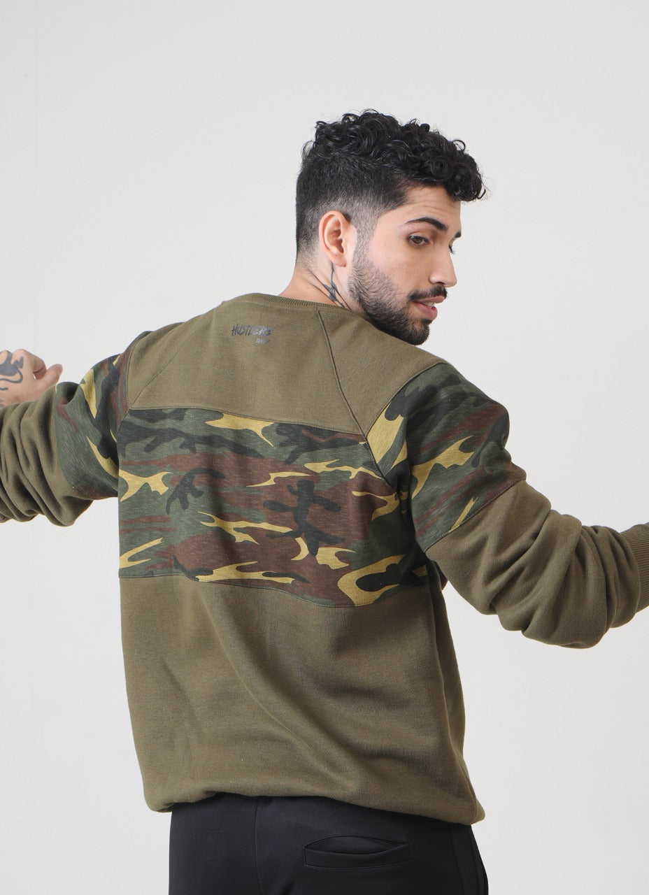 Everyday Mens Jumper Camo  | HustlersOnlyUK
