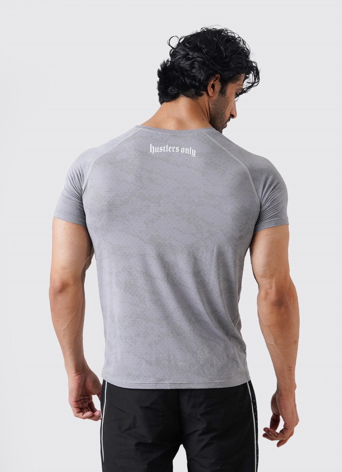 Statement Muscle Tshirt - Steel Grey