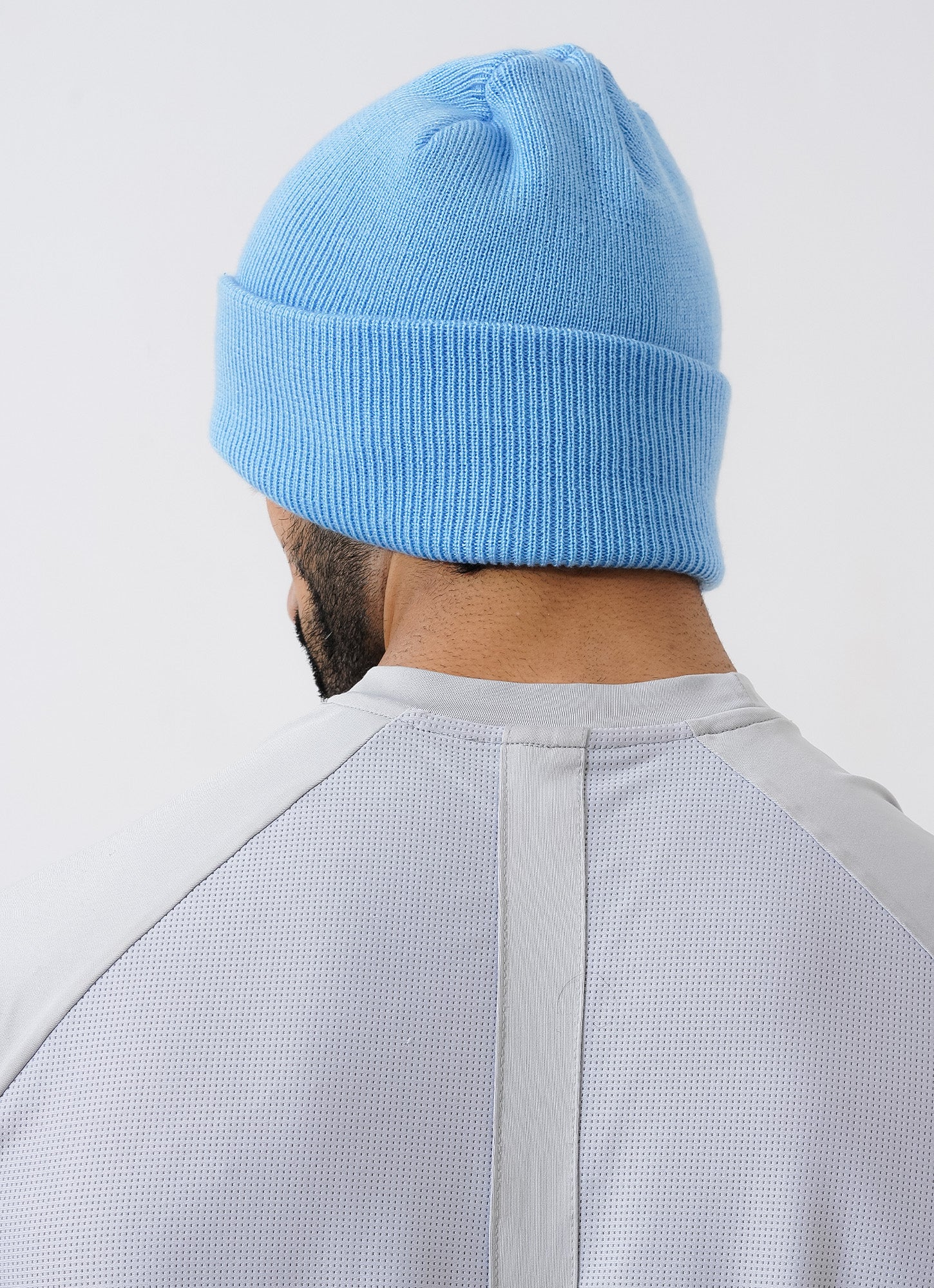 Knitted Beanie - Sky Blue