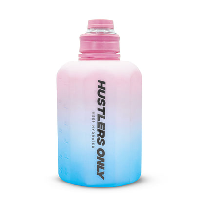 OG 2.2 Liter Water Bottle with Straw - Pink/Blue