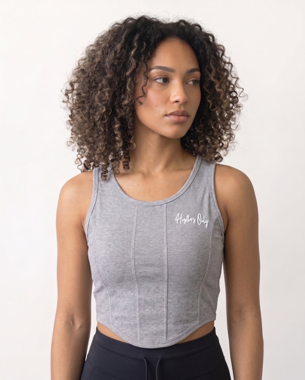 Bling Top - Heather Grey