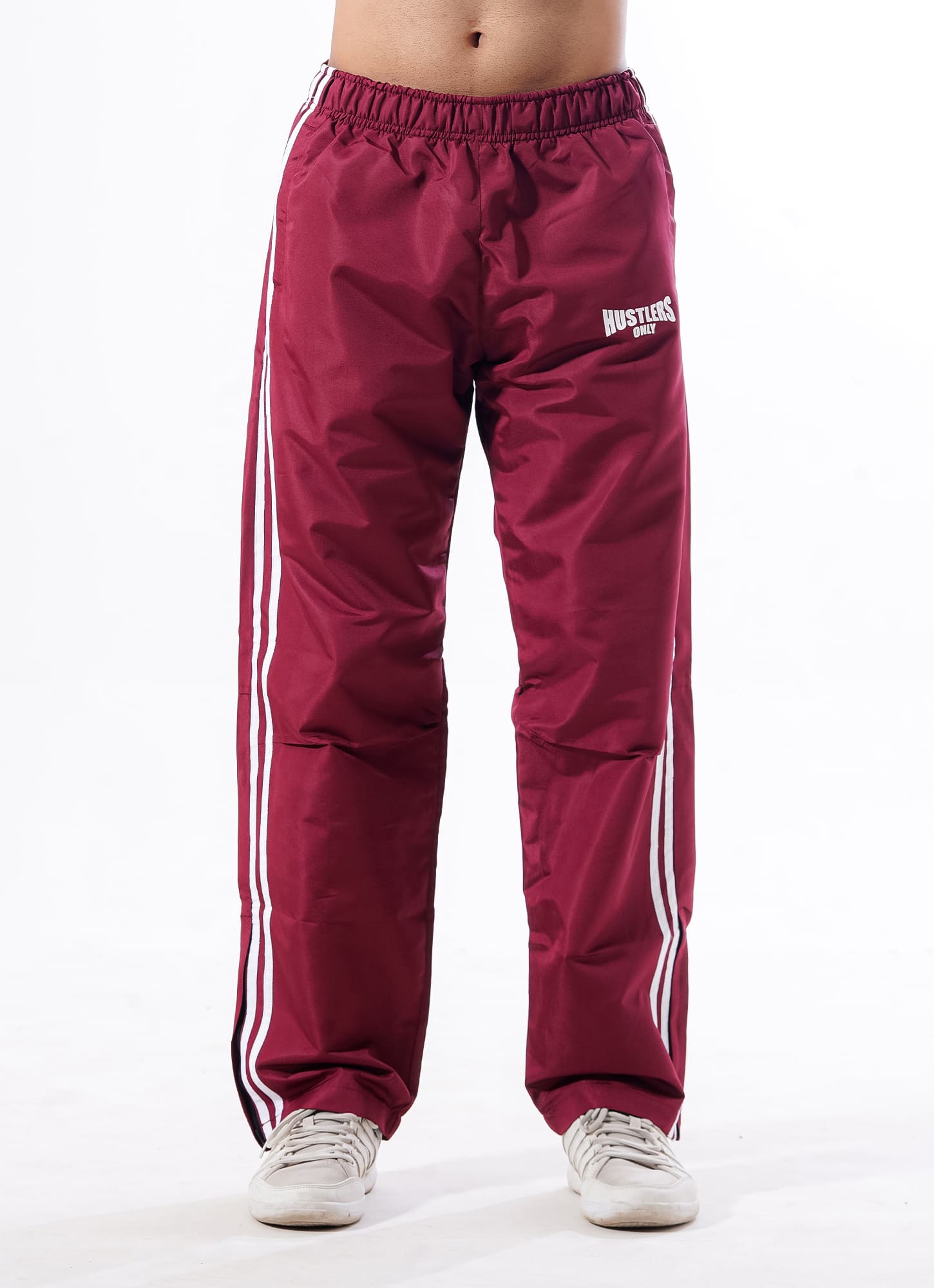 Hercules Track Pants Maroon For Men | HustlersOnlyUK