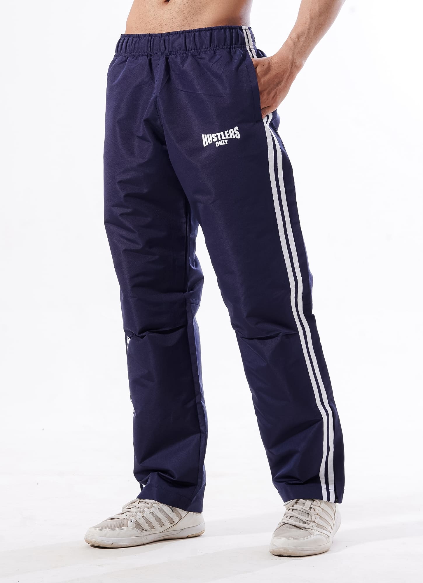 Navy Hercules Track Pants For Men | HustlersOnlyUK