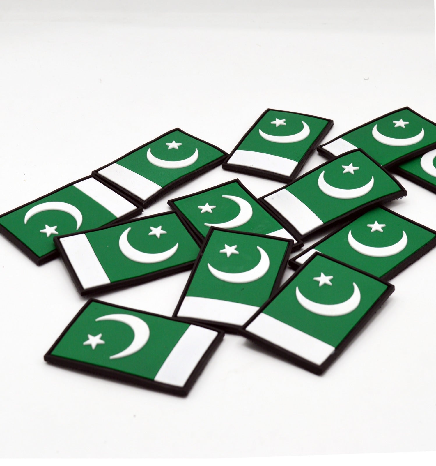 High-Quality Pakistan Flag Velcro Patch | Hustlers Only UK