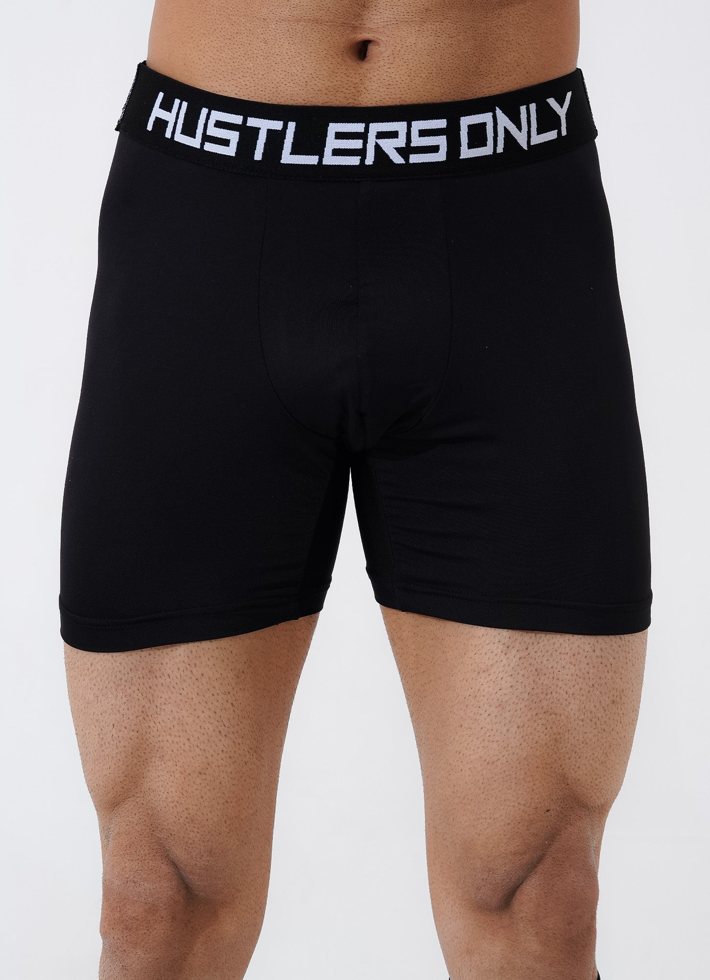Black Soft Boxer Briefs for Men