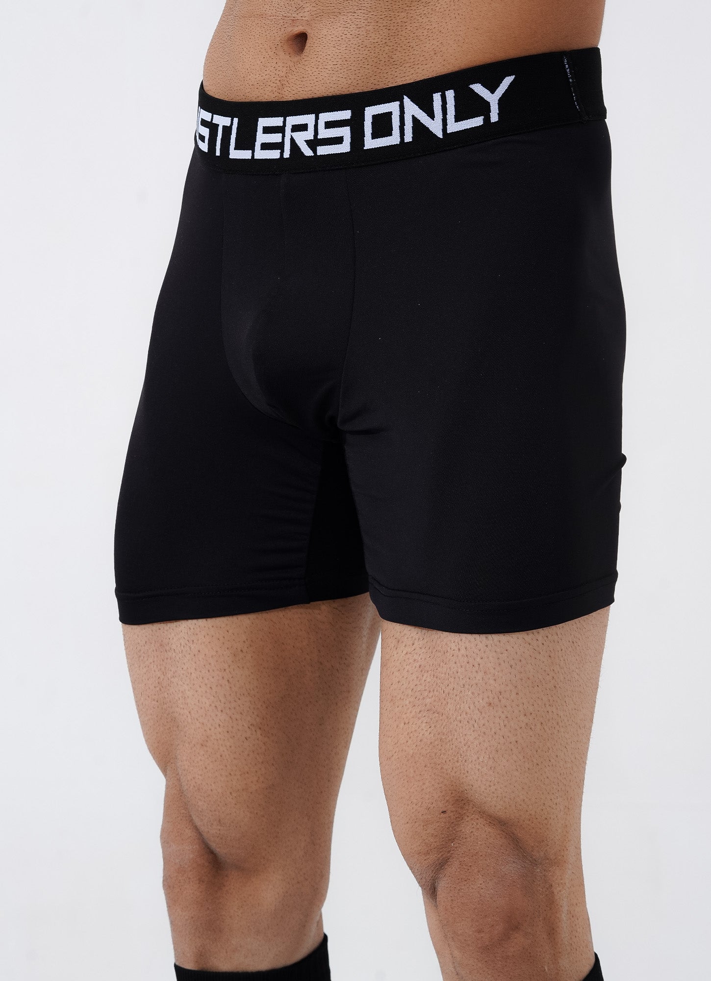 Black Soft Boxer Briefs for Men