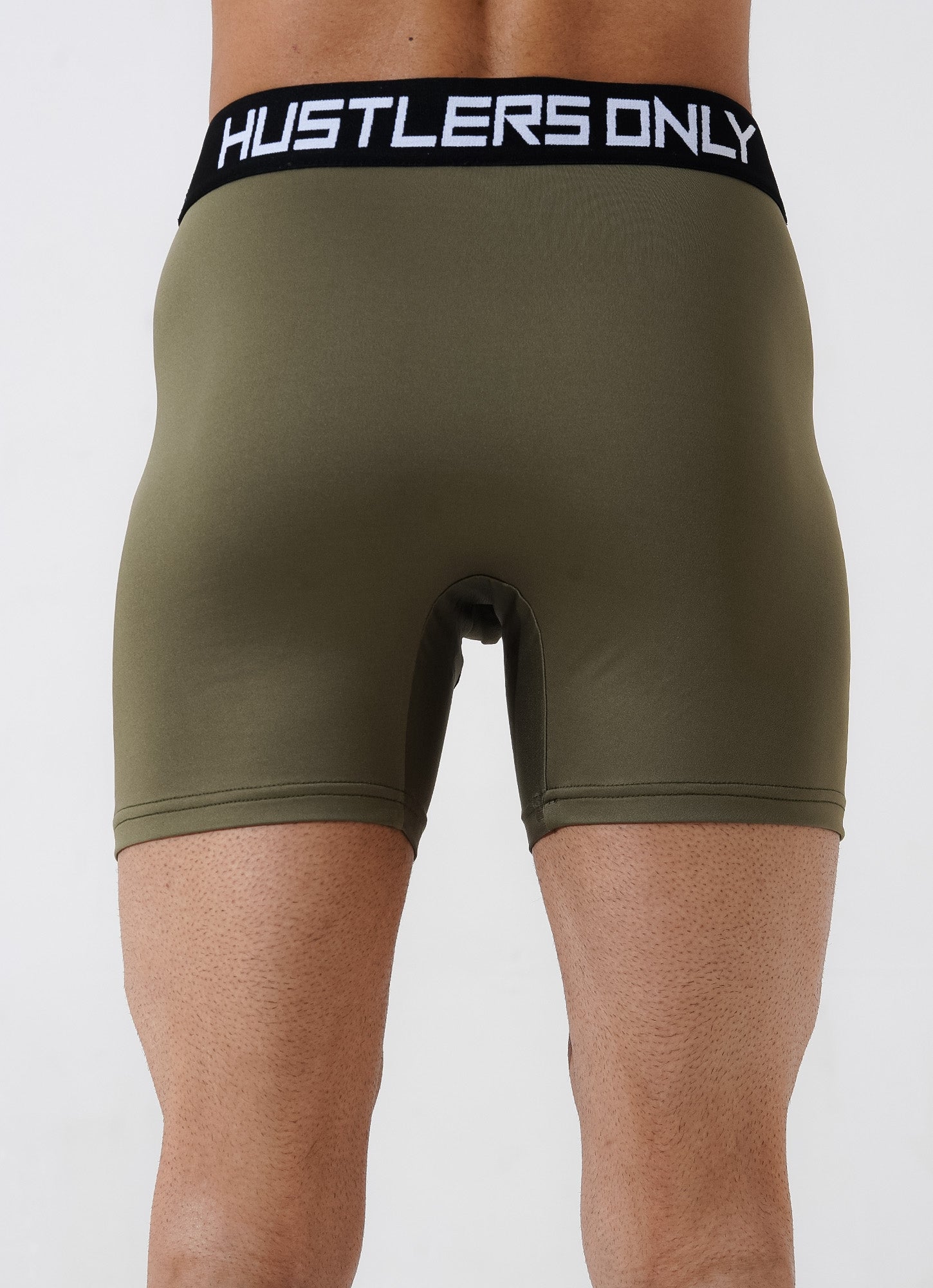 Soft Boxer Briefs for Men - Olive Green