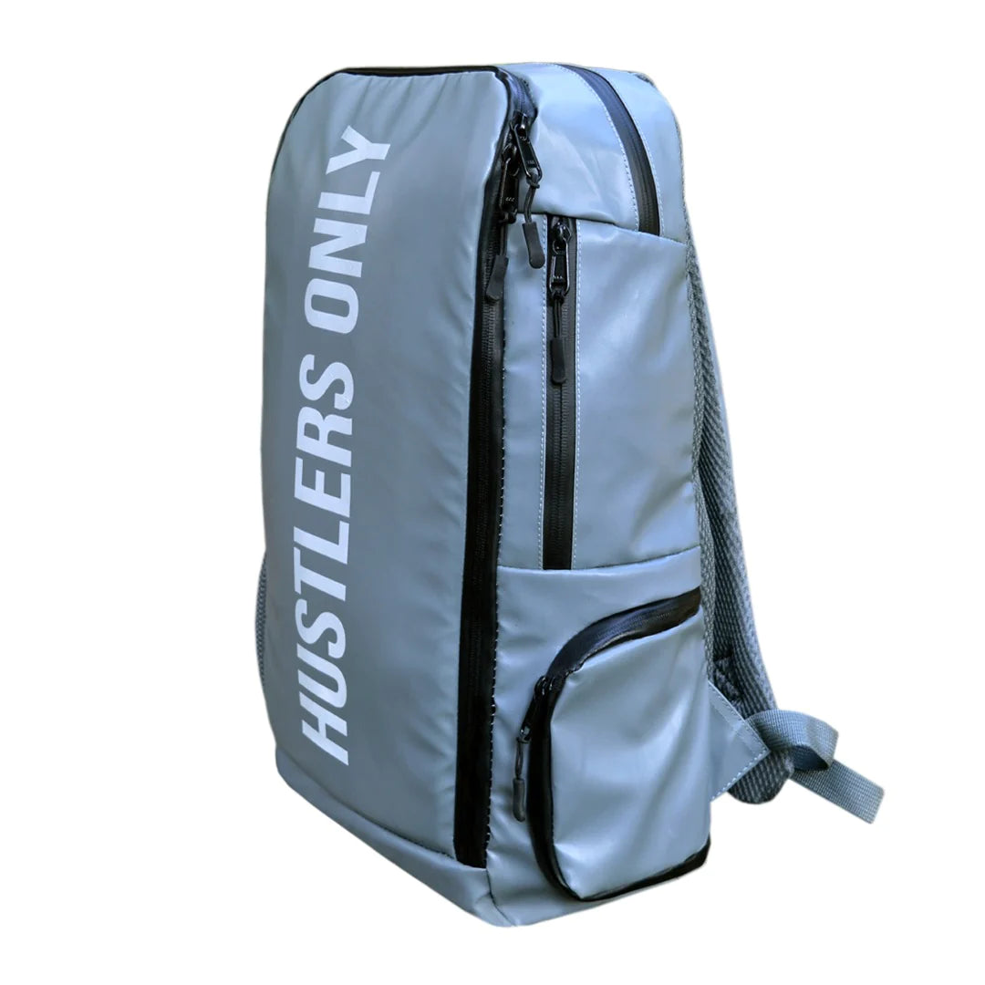 Grey Iconic Backpack | HustlersOnlyUK