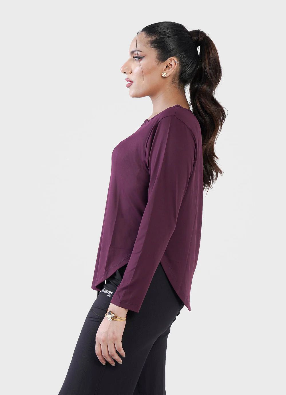 Maroon Legacy Shirt For Gym | HustlersOnlyUK