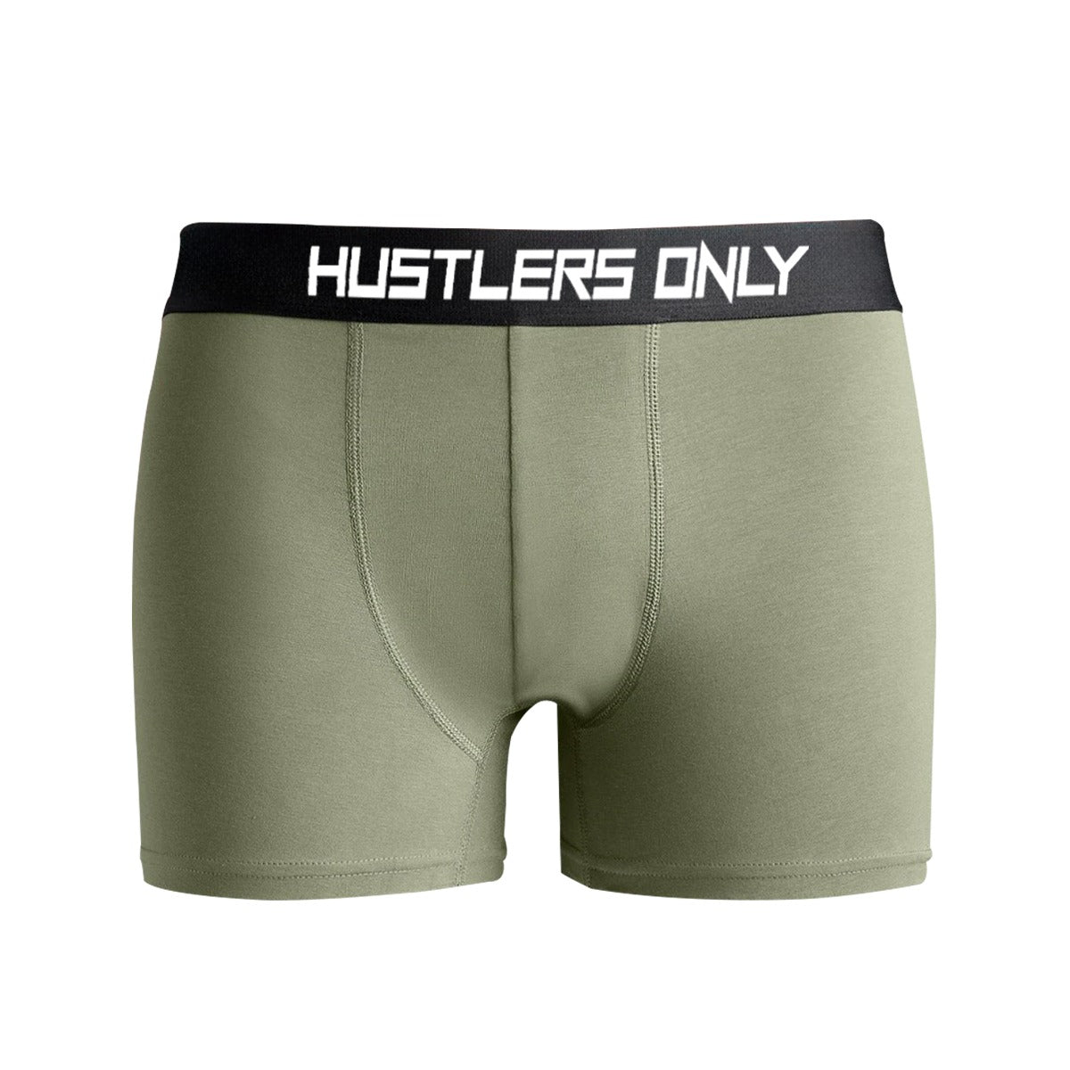 Soft Boxer Briefs for Men - Olive Green