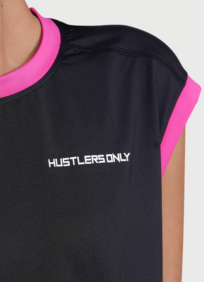 Black Minimal Tank For Workout | HustlersOnlyUK
