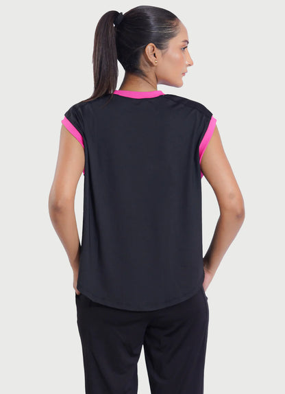Black Minimal Tank For Gym | HustlersOnlyUK