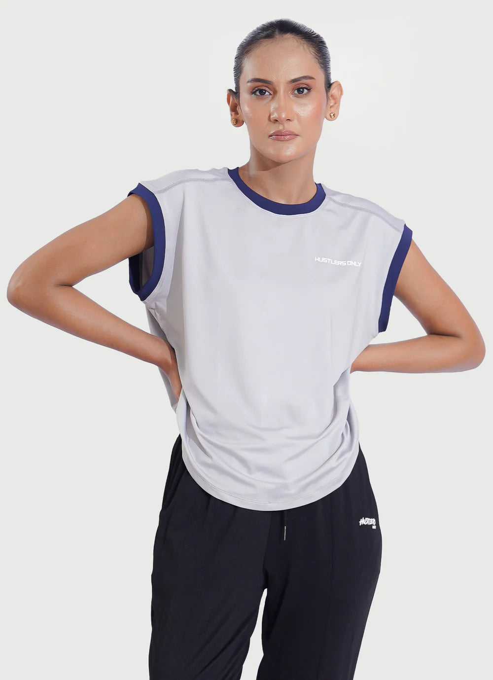 Grey Minimal Tank | HustlersOnlyUK