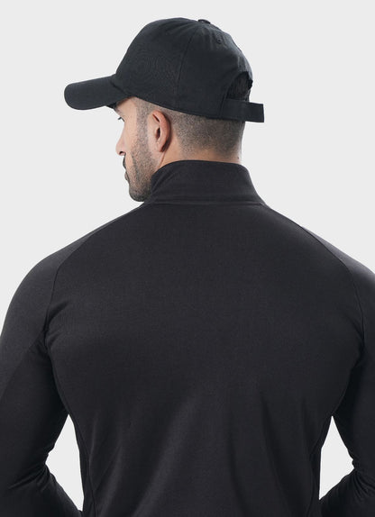 Black Muscle Fit Tracksuit For Workout | HustlersOnlyUK