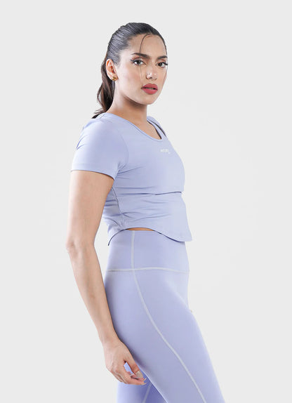 Blue Onyx Crop TShirt For Women | HustlersOnlyUK