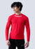 Powerlifting Full Sleeves Shirt - Red