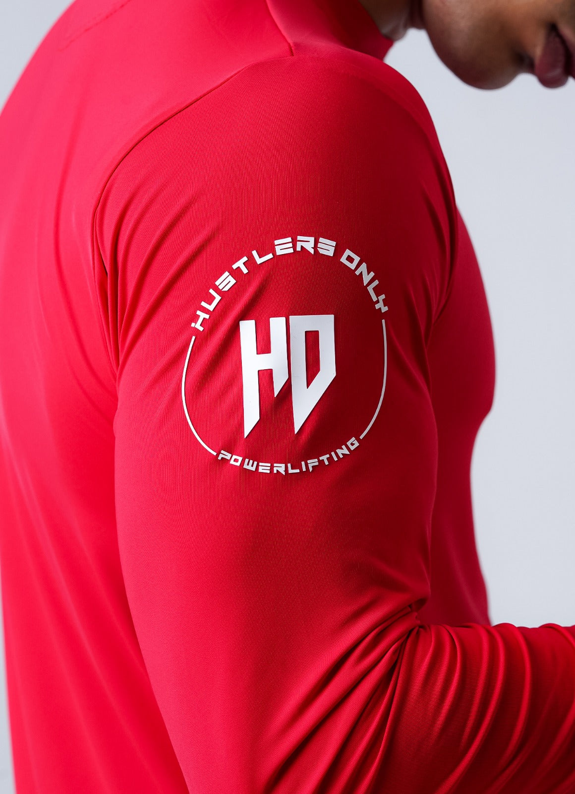 Powerlifting Full Sleeves Shirt - Red