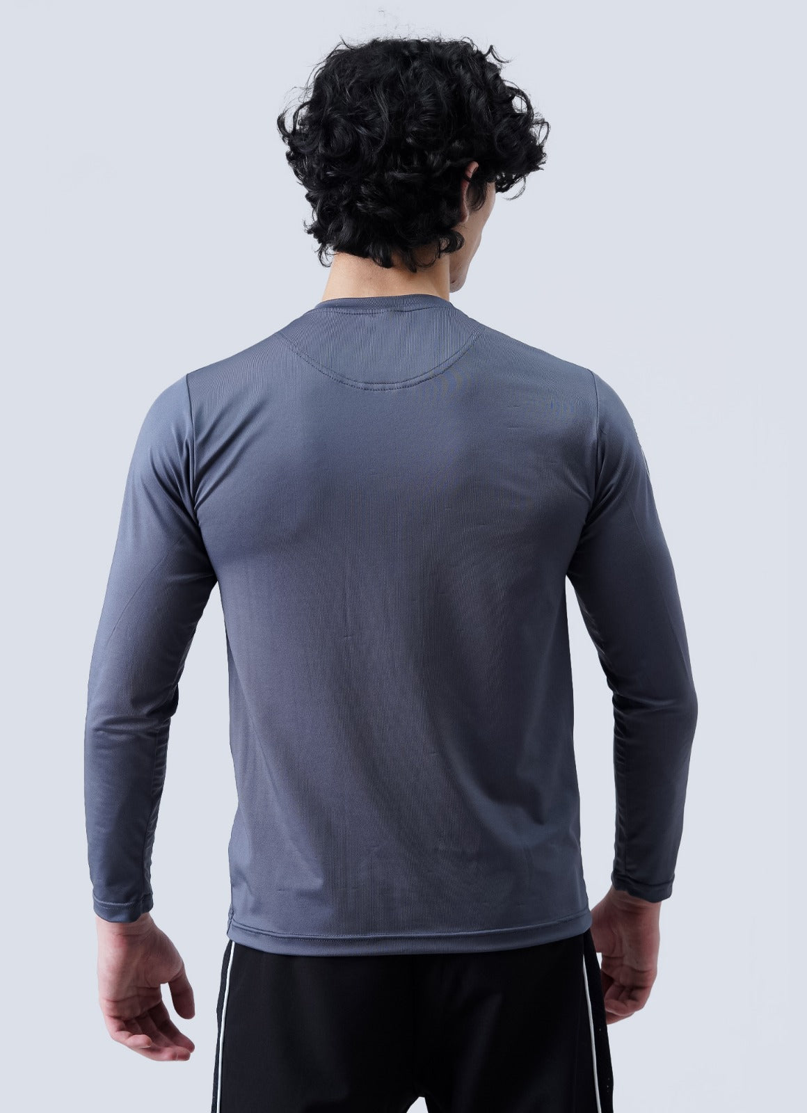 Powerlifting Full Sleeves Shirt - Steel Grey