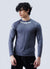 Powerlifting Full Sleeves Shirt - Steel Gray