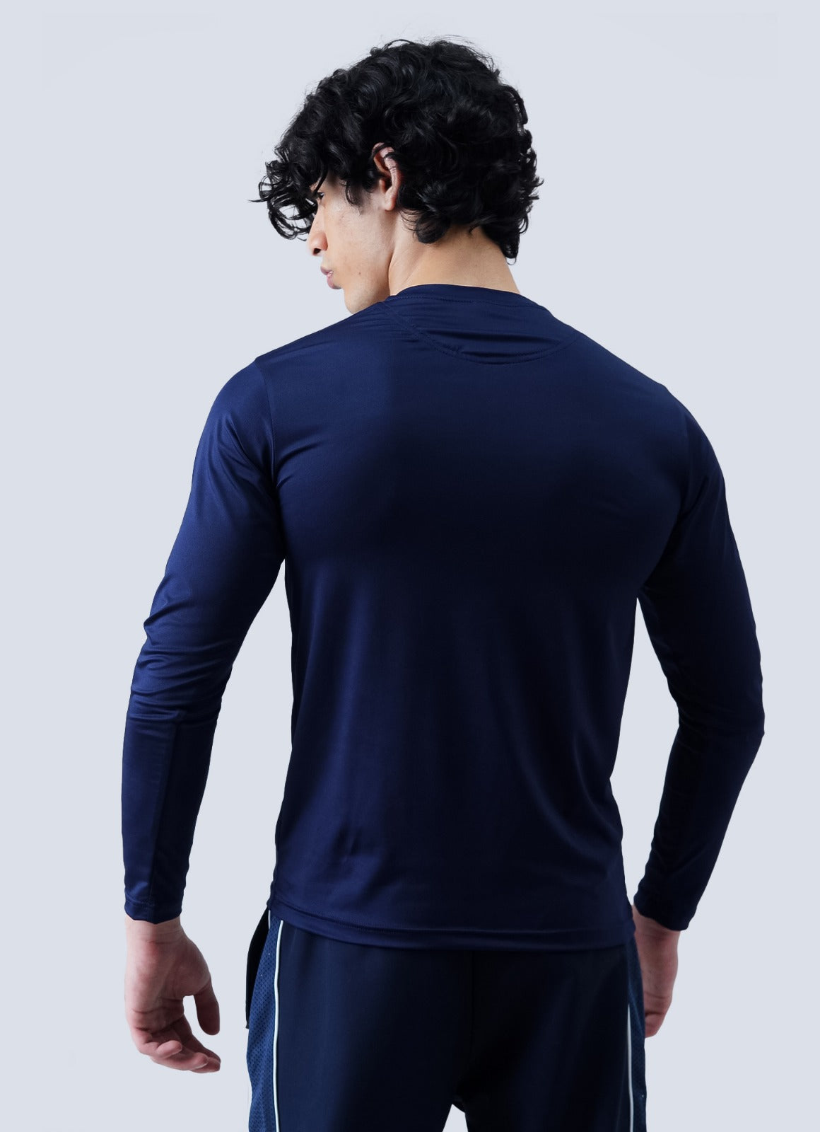 Powerlifting Full Sleeves Shirt - Navy