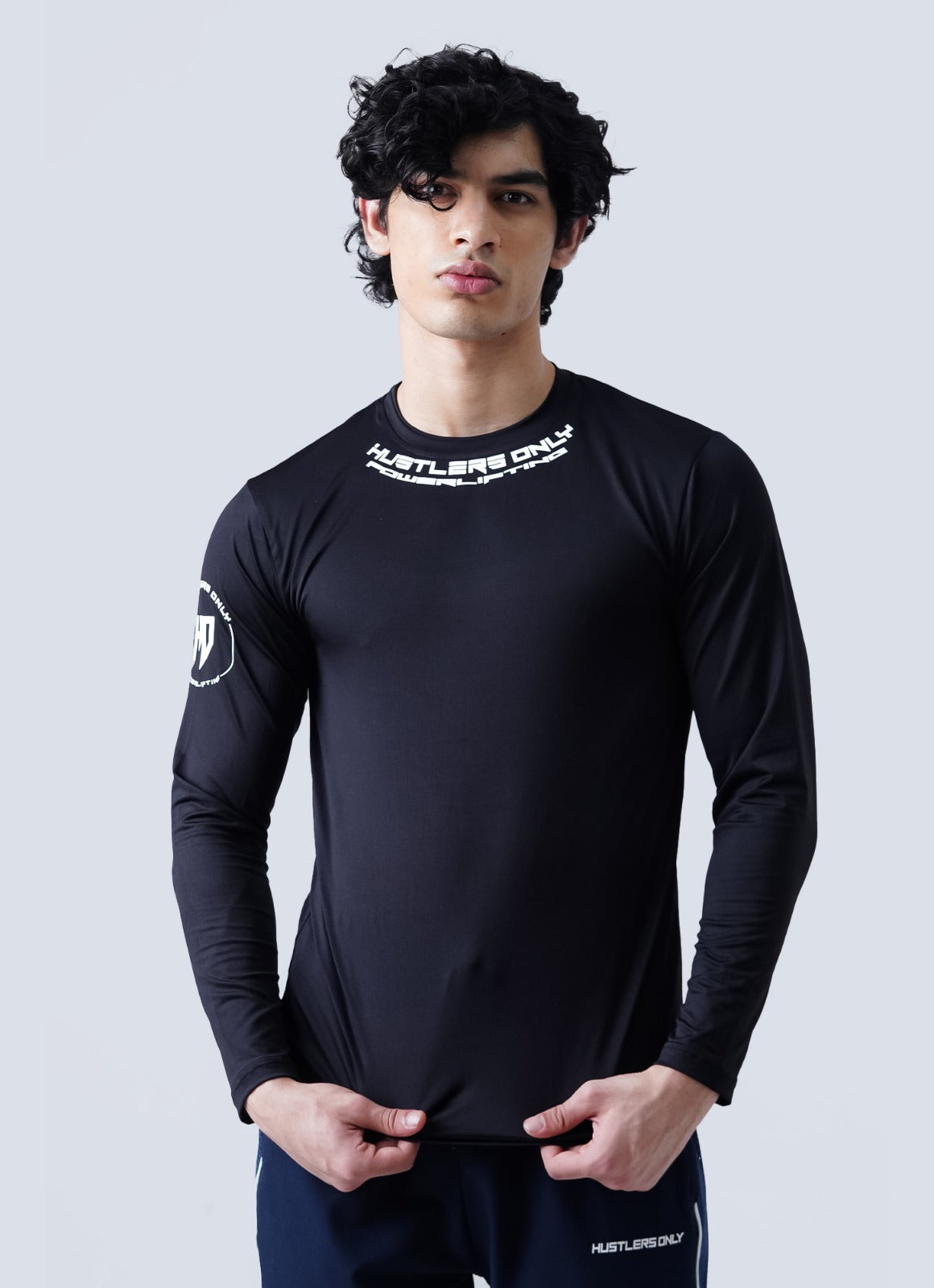 Powerlifting Full Sleeves Shirt - Black