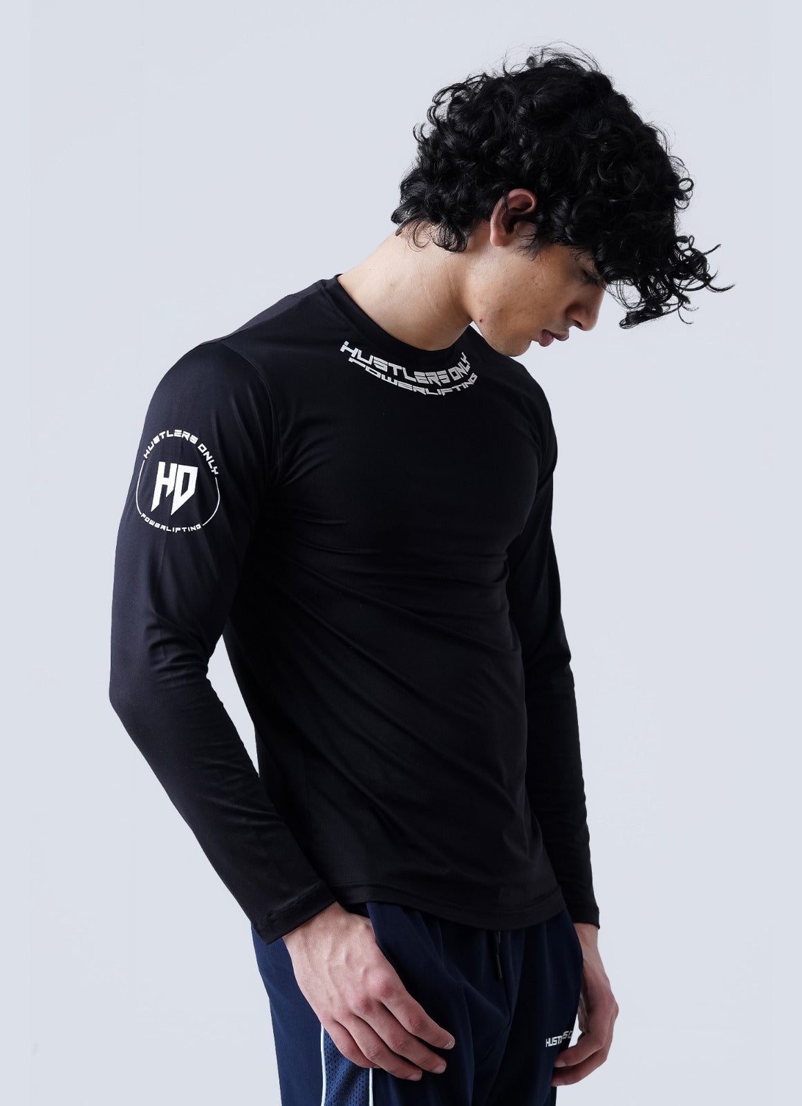 Powerlifting Full Sleeves Shirt - Black