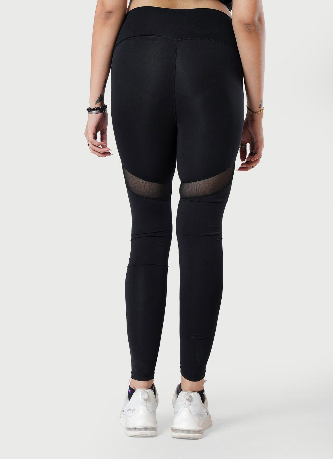 Performance Mesh Black Leggings For Women | HustlersOnlyUK