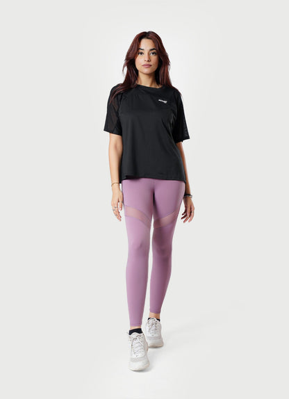 Performance Mesh Pink Leggings For Women | HustlersOnlyUK