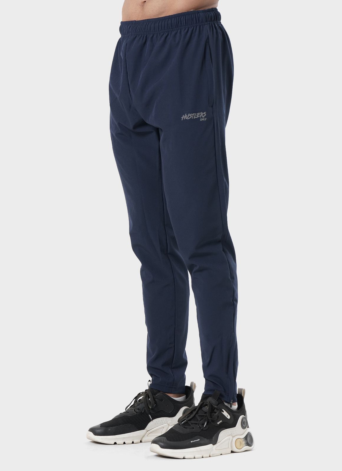 Mens Quick Dry Navy Joggers | HustlersOnlyUK