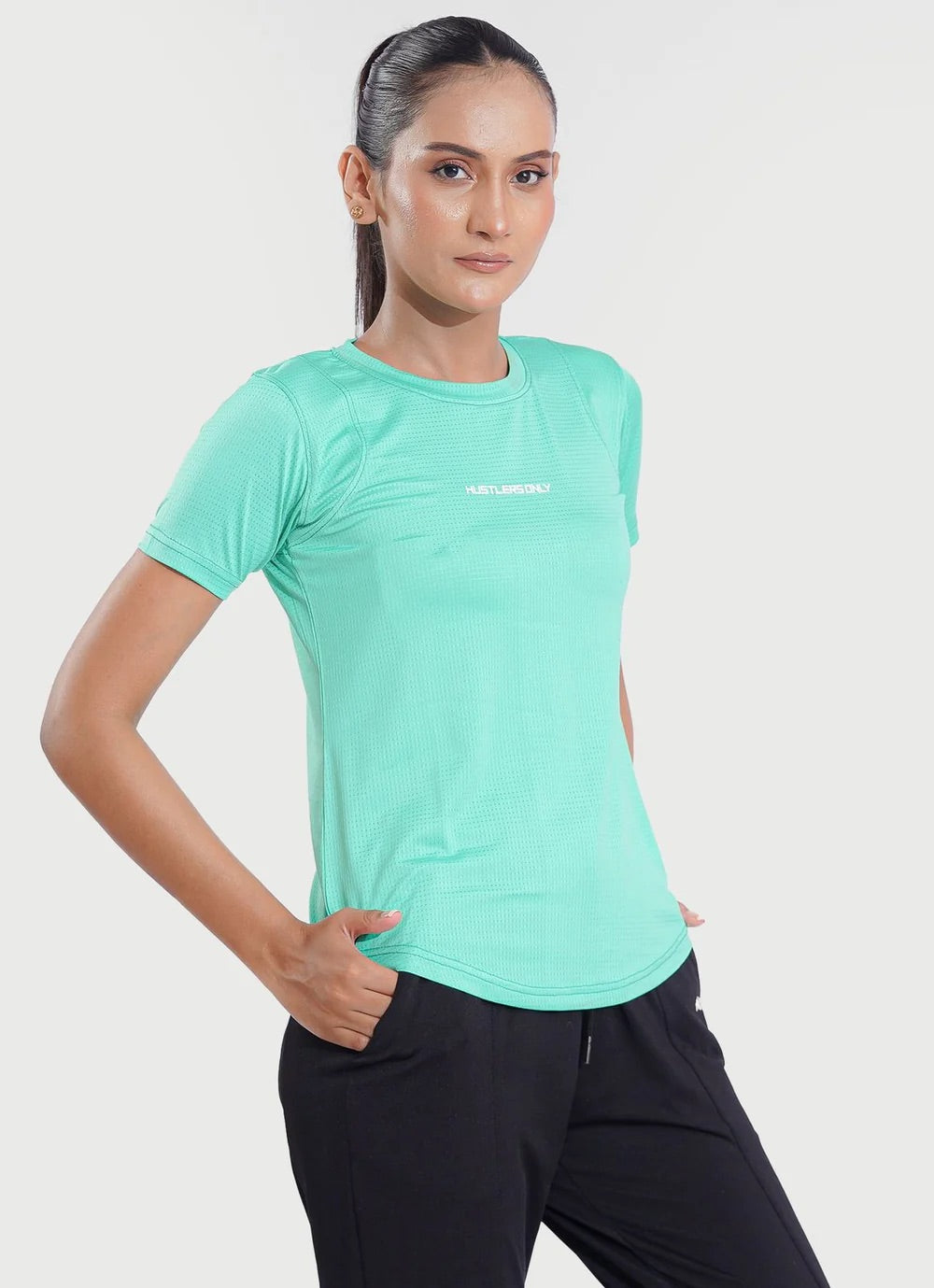 Sash Essential Mint T-Shirt For Workout | HustlersOnlyUK