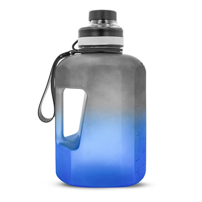 OG 2.2 Liter Water Bottle with Straw - Black/Blue